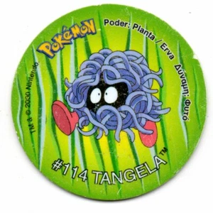 #114 TANGELA TAZO Nº123 POKEMON TAZOS 2 COLECCION 2000 MATUTANO / TASTY - Imagen 1 de 2