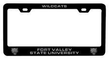 Fort Valley State Wildcats Engraved Metal License Plate Car Tag Frames