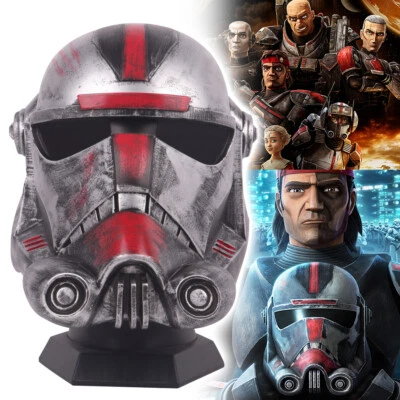 Cosplay Star Wars Helmet The Bad Batch Hunter Adult Hard PVC Helmet Fancy Props - Image 1 of 4