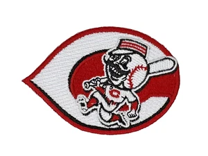 Cincinnati Reds Mr. Red Team Vintage Logo Embroidered 3in Iron / Sew-On Patch - Picture 1 of 3