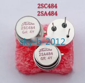 1 PCS NEW 2SA484 2SC484 CAN3 gold sealed cap transistor paired with transistor - Picture 1 of 4