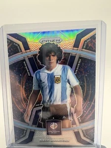 2024 Panini Prizm CONMEBOL Copa America #37 Diego Maradona Phenomenon Silver - Picture 1 of 2
