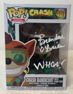Funko POP! CRASH BANDICOOT WITH SCUBA GEAR #421 Signed BRENDAN O'BRIEN - Bild 1 von 8