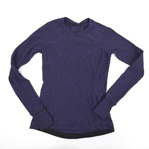 Lululemon Shirt Sweater Womens 6 Purple Pullover thumb Mitten T-Shirt Workout