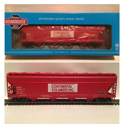 Athearn Roundhouse ~ ACF 5250 4-Bay Covered Hopper ~ Continental Polymers (CPIX) - Image 1 of 4