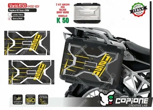 2 Adesivi Valigie Laterali BMW Vario K 50 R 1250 adv 40th anniversary K50 40Y - Picture 1 of 2