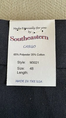 Брюки Code 3 юго-восточные мужские униформа темно-синий стиль M3021 без кромки размер 48 - Изображение 1 из 4