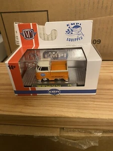 2023 M2 Machines "EMPI EQUIPPED" 1960 VW SINGLE CAB TRUCK #R70 Orange 🆕 - Picture 1 of 3