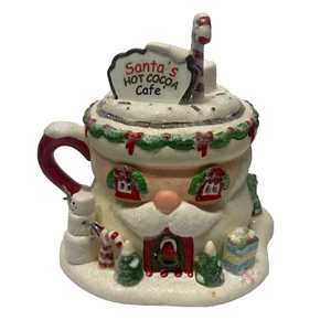 Dept 56 North Pole Series Santa's Sweet Shop “Hot Cocoa Cafe” #4020207 w/ Box - Picture 1 of 11