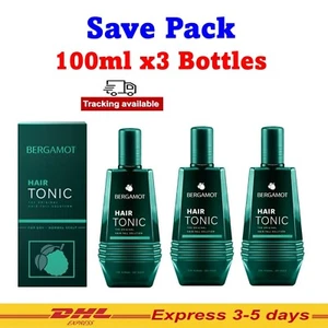 3x Bergamot Hair Tonic Hair Loss Prevention 100ml - Picture 1 of 10