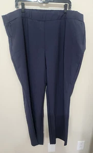 Lane Bryant On The Go Straight Hose Blau Größe 24 Regular Neu mit Etikett - Bild 1 von 10