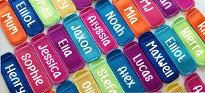 Bulk PERSONALISED Zooper Dooper Holders Custom Name ICY POLE Kids Party Class - Picture 1 of 13