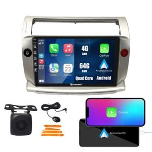 For Citroen C-Quatre 04-11 Carplay Android Car Stereo Radio GPS Navi 4+64G WiFi - Picture 1 of 14