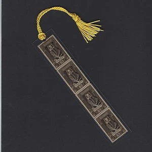 Vintage William Shakespeare Stamps Bookmark Unique L@@K! - Picture 1 of 2