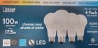 Ampoules électriques Feit 100 W remplacement 5 CCT LED A21 gradables 1600 lumens