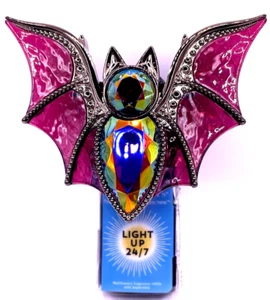 Bath Body Works Purple Jewel Vampire BAT Wallflower Plug in Light Up Diffuser - Picture 1 of 2