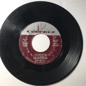 The Everly Brothers All I have to do is Dream/ Claudette Cadence Record - Picture 1 of 5