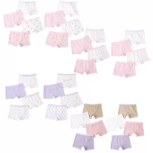 Niños Niñas Niños Pantalones Cortos Bragas Inferior Niño Ropa Interior Surtida 4 Piezas/Juego Deportes - Imagen 1 de 60