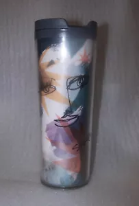 Starbucks Siren Face 16 Ounce Travel 2012 Coffee Mug Cup - Picture 1 of 6