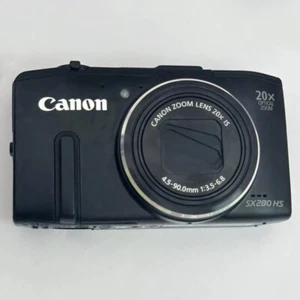 Canon Powershot SX280 HS Black 12.1MP 20x Zoom Digital Camera - Picture 1 of 7