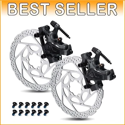 High-Performance Mechanical Disc Brake Set for MTB & Road Bikes - 160mm Rotors - Image 1 of 4
