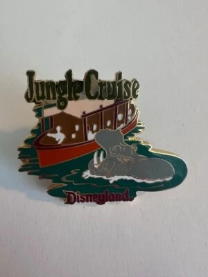 Disney 1998 Disneyland Attractions Series JUNGLE CRUISE CON HIPOPÓTAMO Pin (C0) Foto 1 de 2