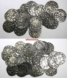 FRANCIA Plata Hugo IX y Hugo X (1199-1249) Denier SELECCIÓN ALEATORIA (1 Moneda) (32) - Imagen 1 de 3