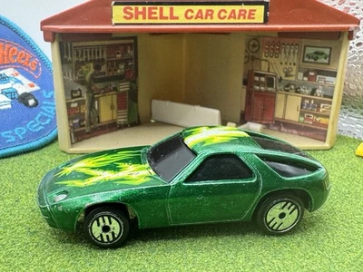 Hot Wheels Predator 1983 verde Ultra Hots no. 7292 Porsche UH HTF 80s P-928 Foto 1 de 4