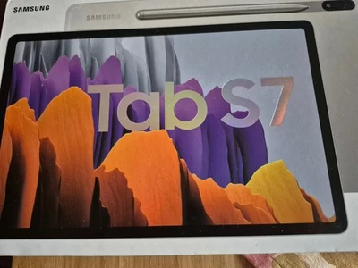 Samsung Galaxy Tab S7 SM-T875 128GB, Wi-Fi + 4G (O2), 11 Zoll - Silver - Bild 1 von 3