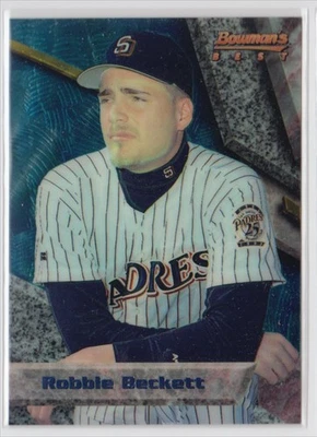 1994 Bowman's Best Blue Robbie Beckett San Diego Padres #27 - Image 1 of 2