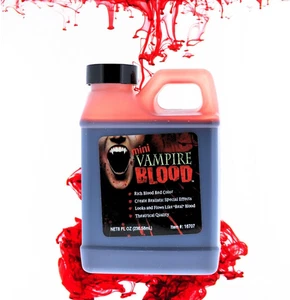 , Theatrical Quality Fake Blood, 8 Ounce - Picture 1 of 12
