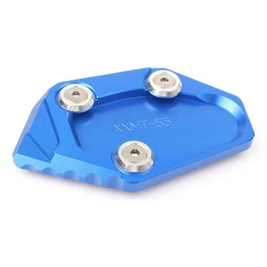 Seitenständer Pad Verlängerungsplatte Motorrad für Yamaha YZF-R3 2013-2015 Blau - Bild 1 von 2