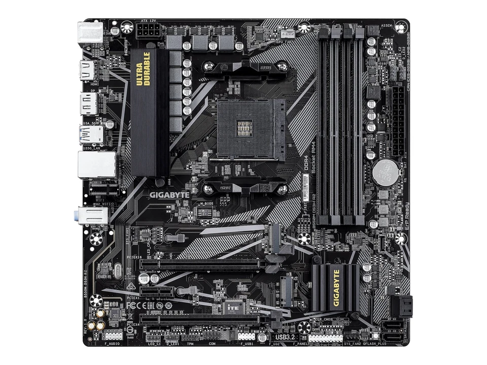 Gigabyte B550M DS3H R2 B550 AM4 mATX DDR4 Scheda madre AMD socket AM4 (Ryzen) - Immagine 1 di 1