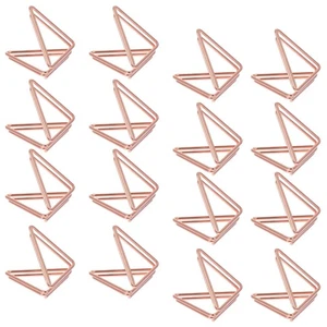 25Pcs Double Triangle Memo Clips Photo Clips Business Cards Clamps Memo Clips - Picture 1 of 15