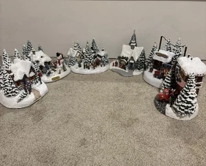 Thomas Kinkade Lighted Christmas Village Collection - Picture 1 of 7