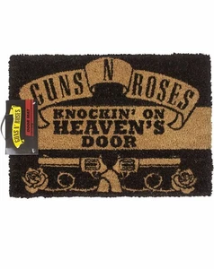 Guns N Roses Marrón Pistol Logo With Text Felpudo de fibra de coco Adultos Unise - Imagen 1 de 4