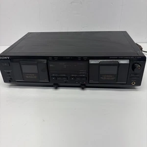 Cassette estéreo Sony TC-WE435 doble grabación casete enciende piezas reparación - Imagen 1 de 5