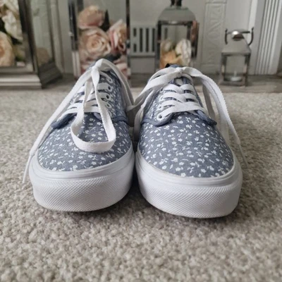 VANS Blue Daisy Style - UK 5 - Image 1 of 4
