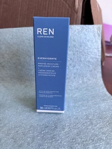 REN Clean Skincare EVERHYDRATE Marine Moisture-Replenish Cream 50 ml NEU - Bild 1 von 1
