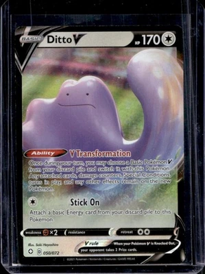 2021 Pokemon SWSH Shining Fates Ditto V #050/072 - image 1 of 2