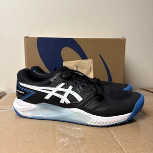 Size 13 - ASICS Gel Challenger 13 Black Electric Blue - Picture 1 of 7