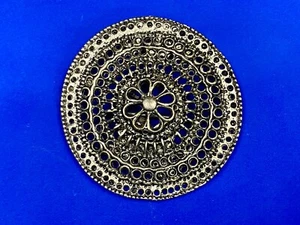 Runde verzierte Gürtelschnalle für Ihre eigenen Strass Handwerk Steine oder Projekte - Bild 1 von 12