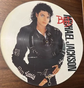 MICHAEL JACKSON Bad Vinyl Record Album LP Epic Picture Disc R&B Pop The Jacksons - Picture 1 of 2