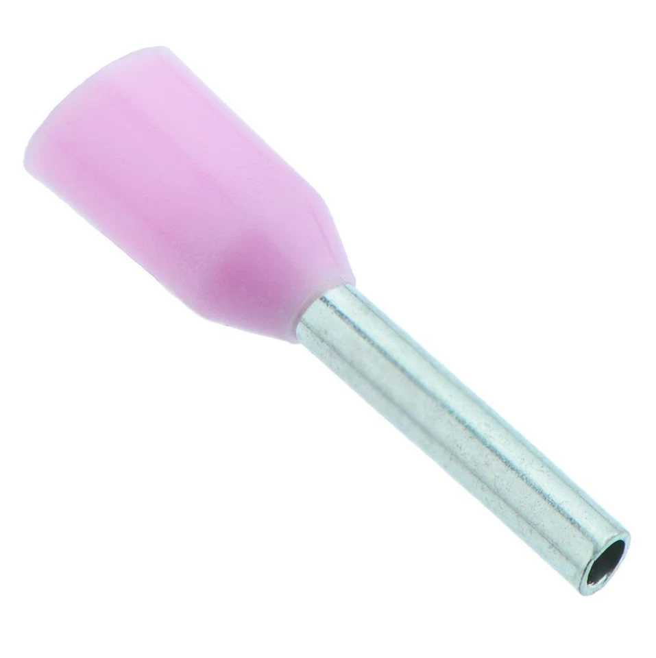 Pink 0.35mm Bootlace Ferrule Connectors - Pack of 100 - Image 1 of 1