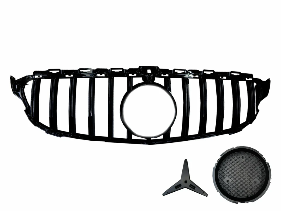 C-CLASS W205 2014-2018 Sedan Pré-Facelift 4D GRILLE/GRILL SBK para Mercedes-Benz - Imagem 1 de 4
