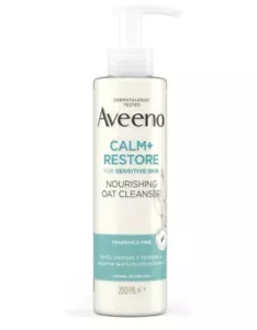 Aveeno Face Calm+Restore Nourishing Oat Cleanser (1x 200ml), Gentle Cleanser - Picture 1 of 7