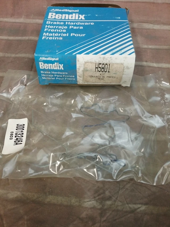 Kit de herrajes de freno de disco delantero Bendix H5801 Foto 1 de 2