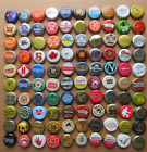 100 DIFFERENT MIXED WORLDWIDE CURRENT/OBSOLETE BEER BOTTLE CAPS