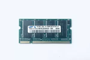 Samsung 256MB DDR-333 (PC2700) M470L3224HU0-CB3 SODIMM Memory - Picture 1 of 2
