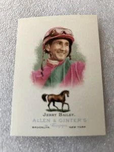 Jerry Bailey 2007 Topps Allen & Ginter 315 Jockey - Picture 1 of 2